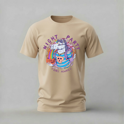 NIGHT PARTY Unicorn Graphic T-Shirt