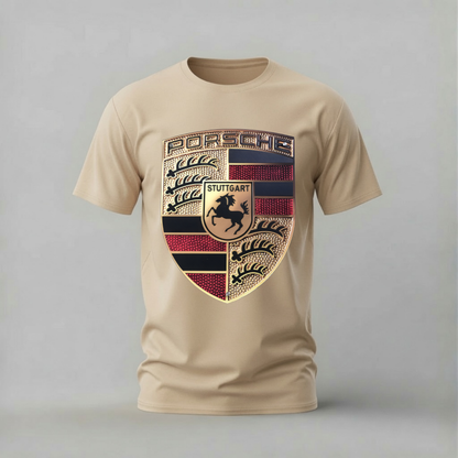 PORSCHE Crest Logo Graphic T-Shirt