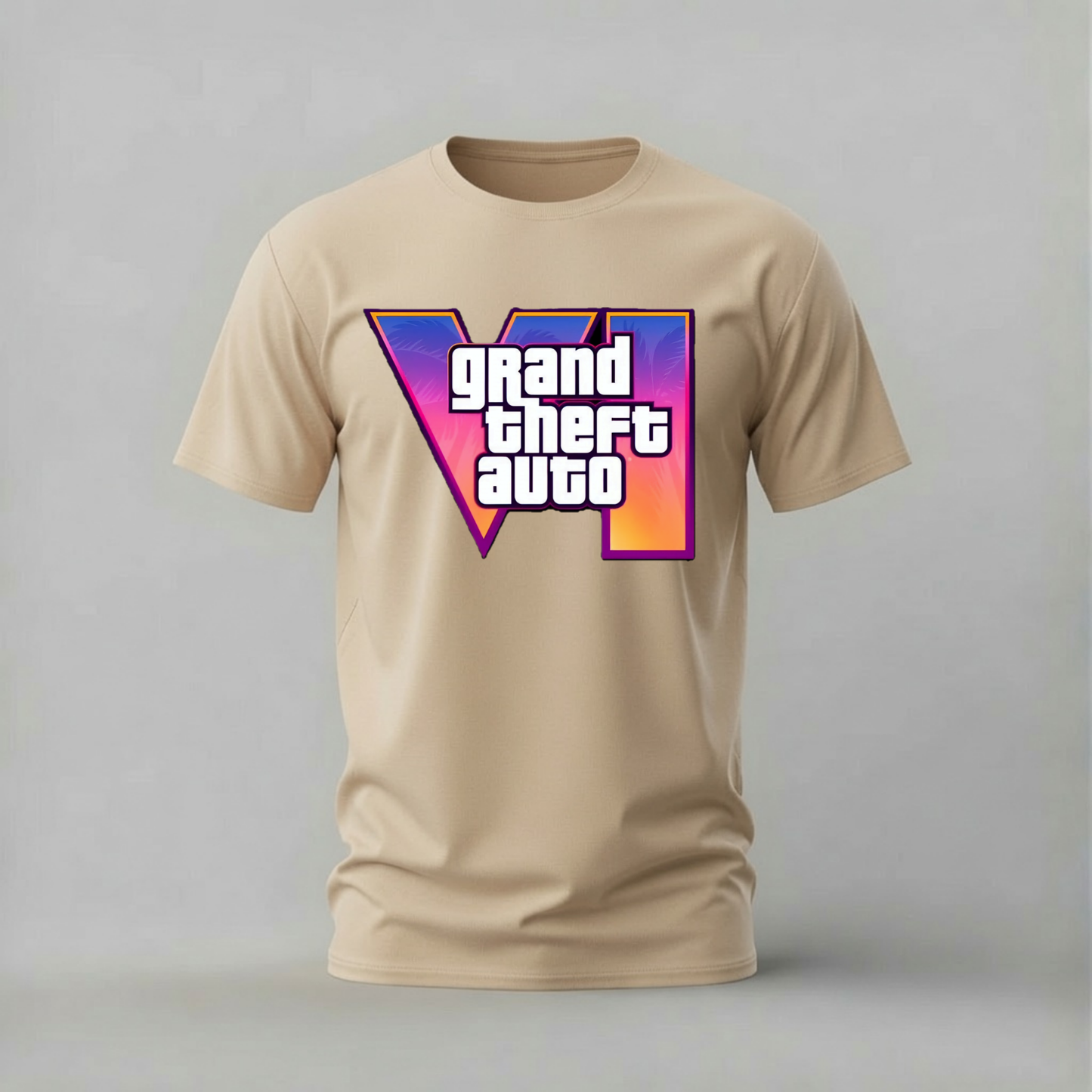 GRAND THEFT AUTO VI Logo Graphic T-Shirt