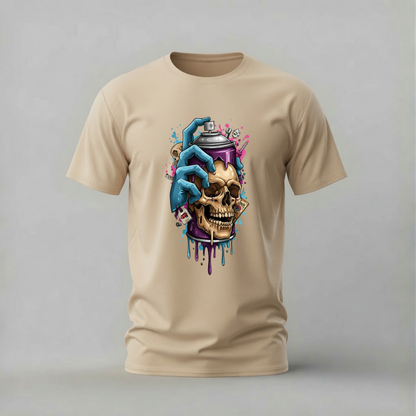 SKULL SPRAY Graphic T-Shirt
