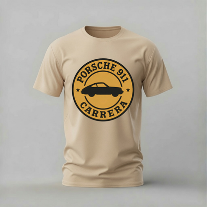 PORSCHE 911 CARRERA Logo Graphic T-Shirt