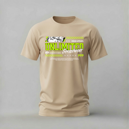 UNLIMITED Streetwear Anime Graphic T-Shirt