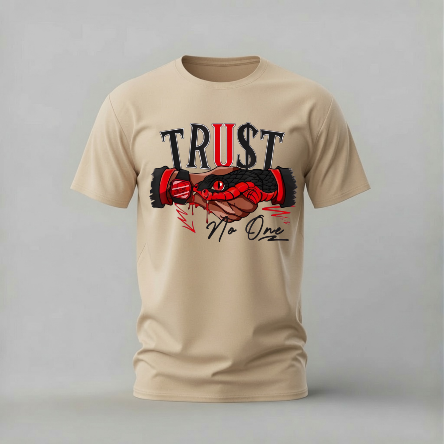 TRUST NO ONE Graphic T-Shirt