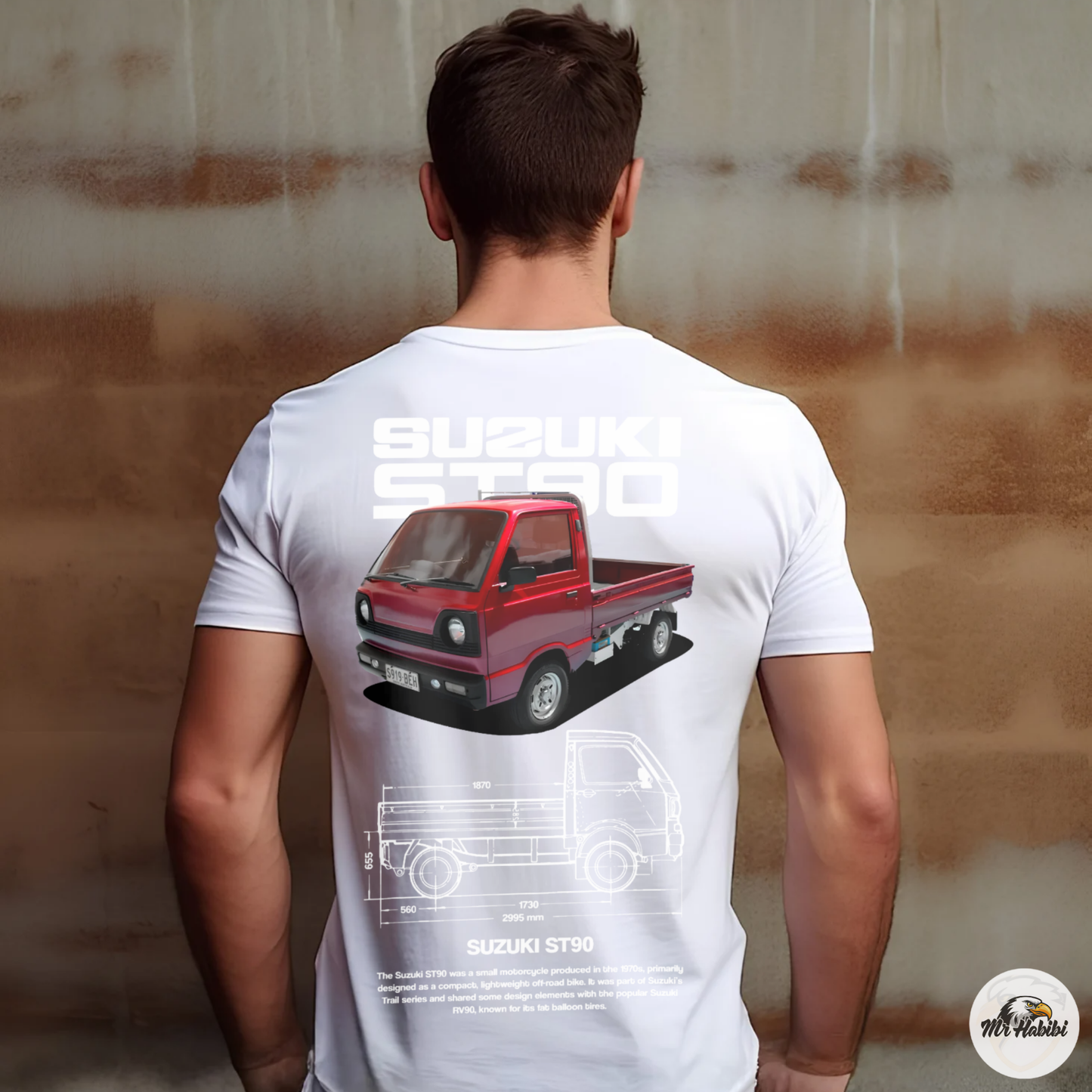 SUZUKI ST90 Classic Truck Graphic T-Shirt