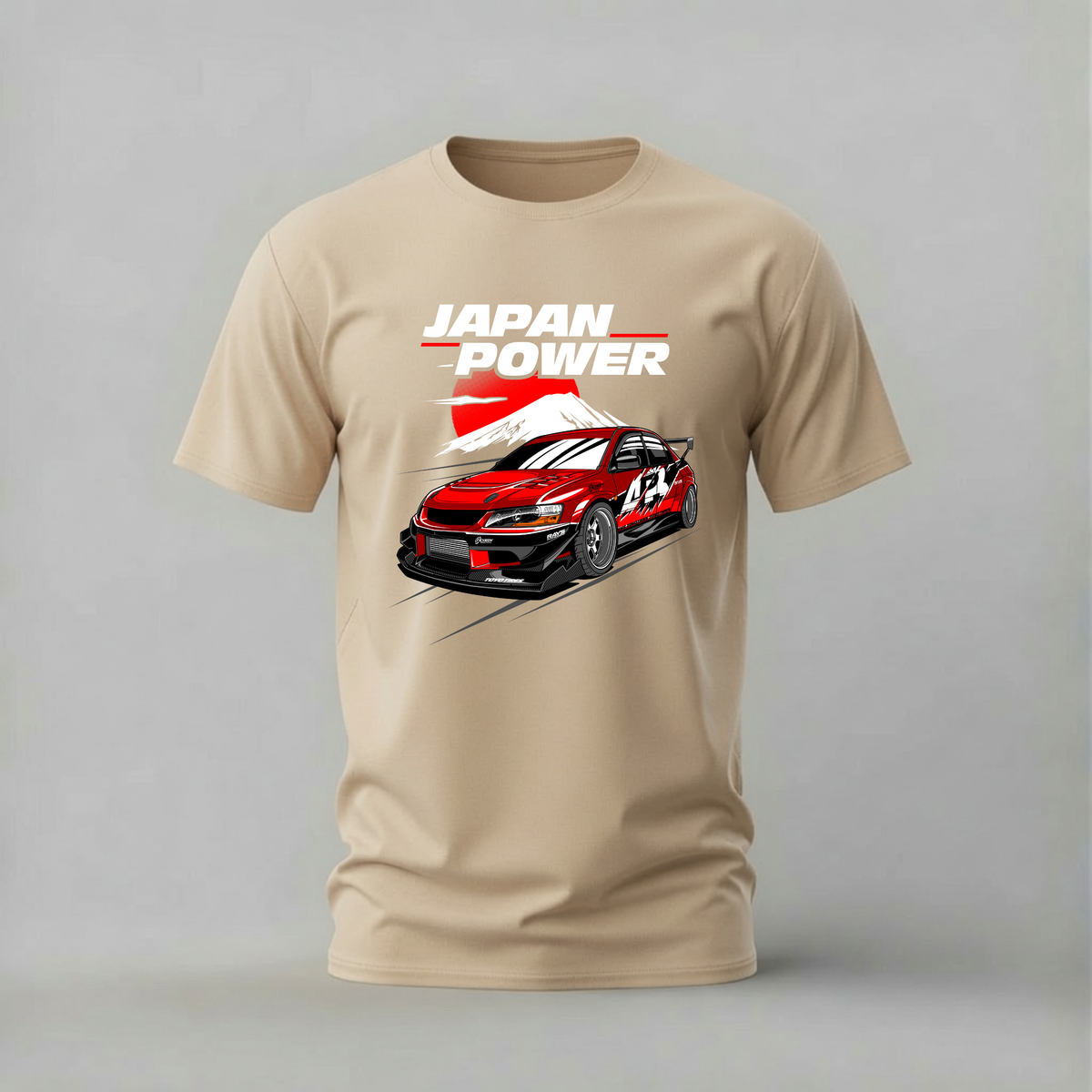 RED MITSUBISHI EVO Graphic T-Shirt