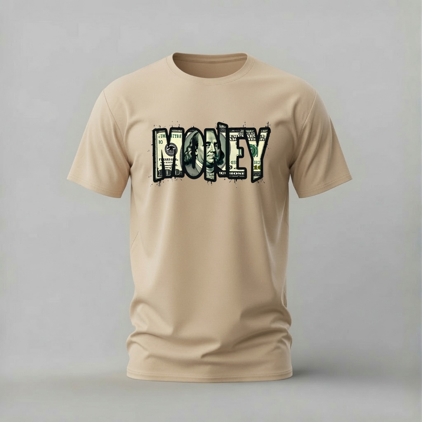 MONEY Dollar Bill Graphic T-Shirt