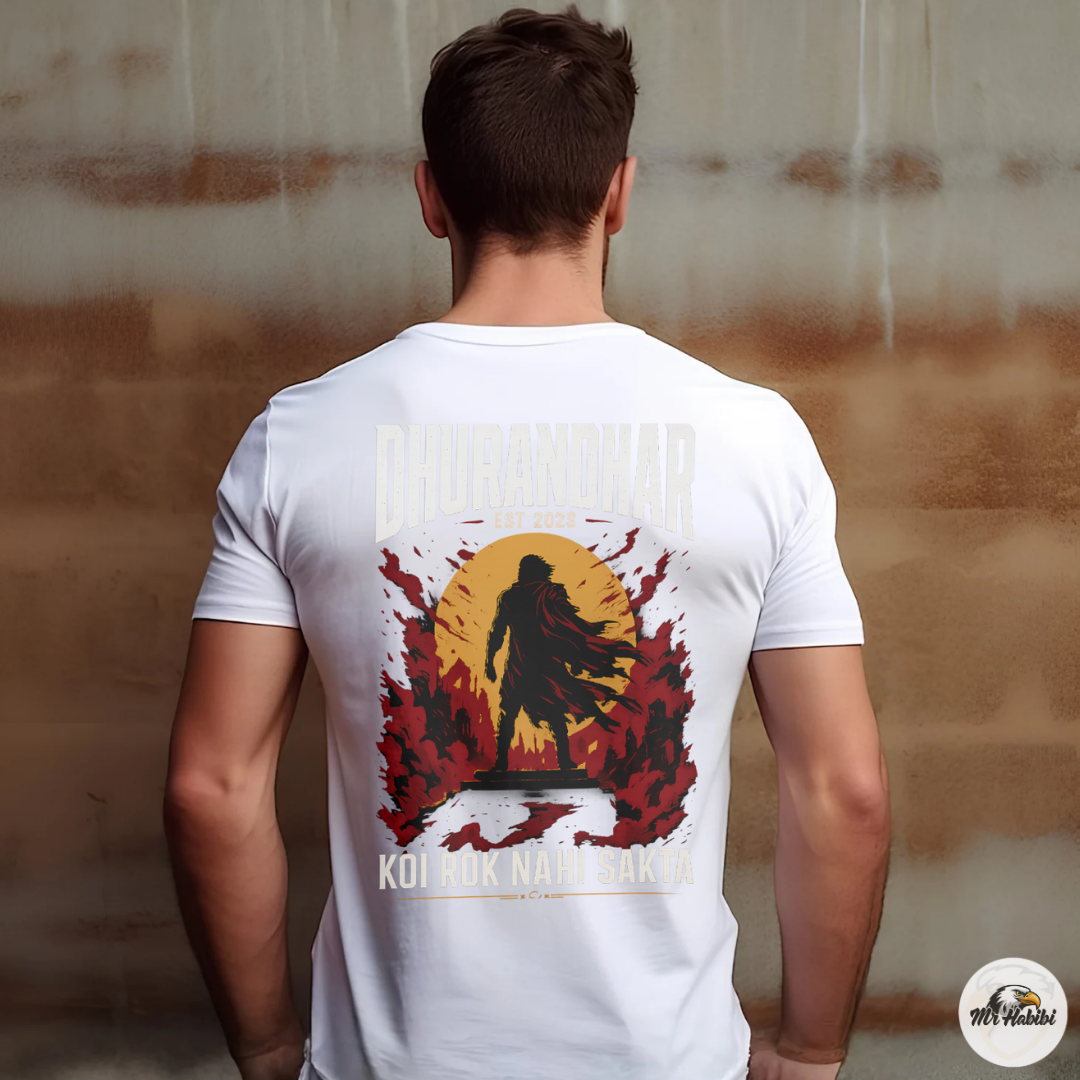 Dhurandhar Koi Rok Nahi Sakta Warrior T-Shirt