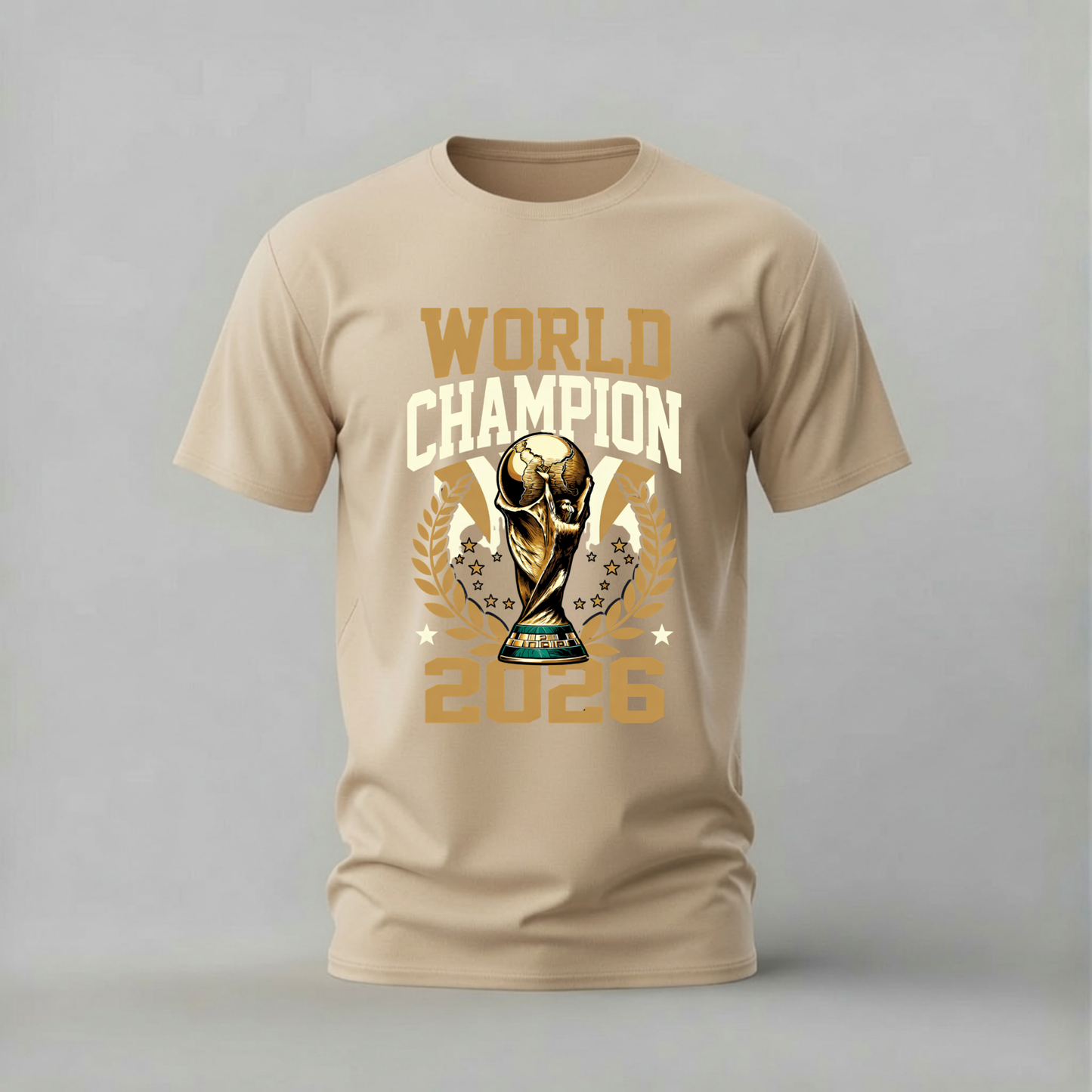WORLD CHAMPION 2026 Trophy Graphic T-Shirt