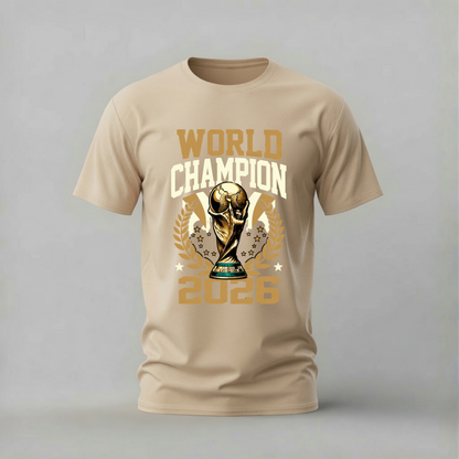 WORLD CHAMPION 2026 Trophy Graphic T-Shirt