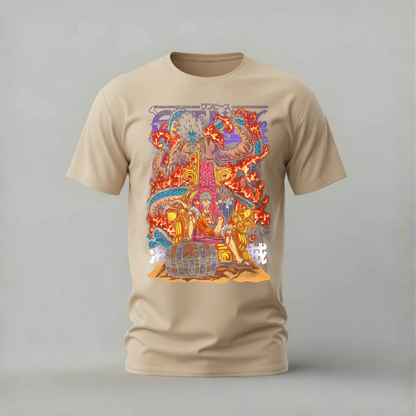 LUFFY KAIDO THRONE Graphic T-Shirt