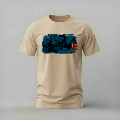 DARK ROOM Illustration Graphic T-Shirt