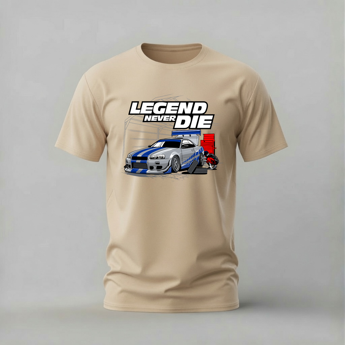 LEGEND NEVER DIE Graphic T-Shirt