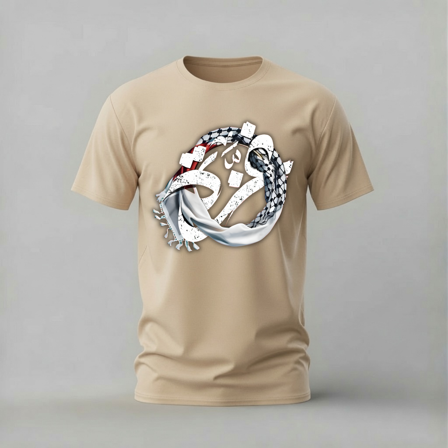 ARABIC Calligraphy Keffiyeh Graphic T-Shirt