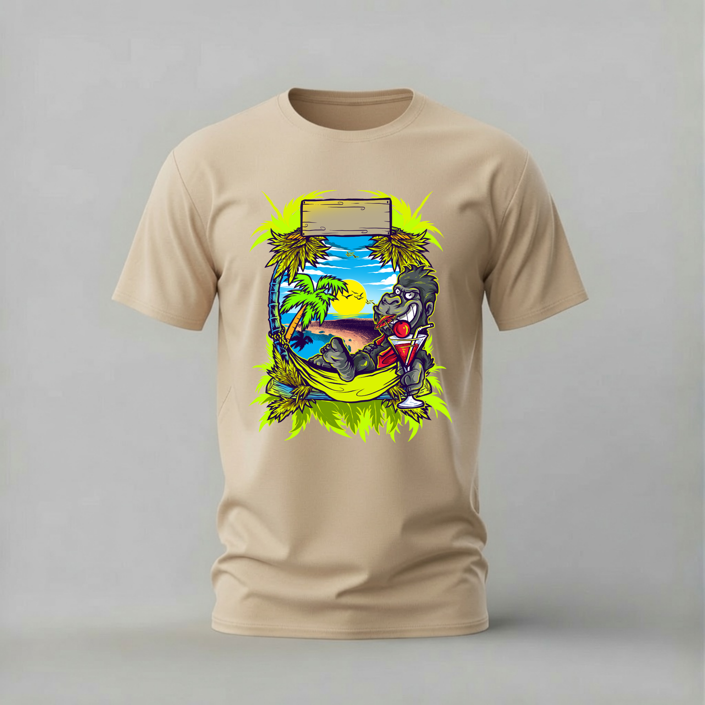 TROPICAL GORILLA Graphic T-Shirt