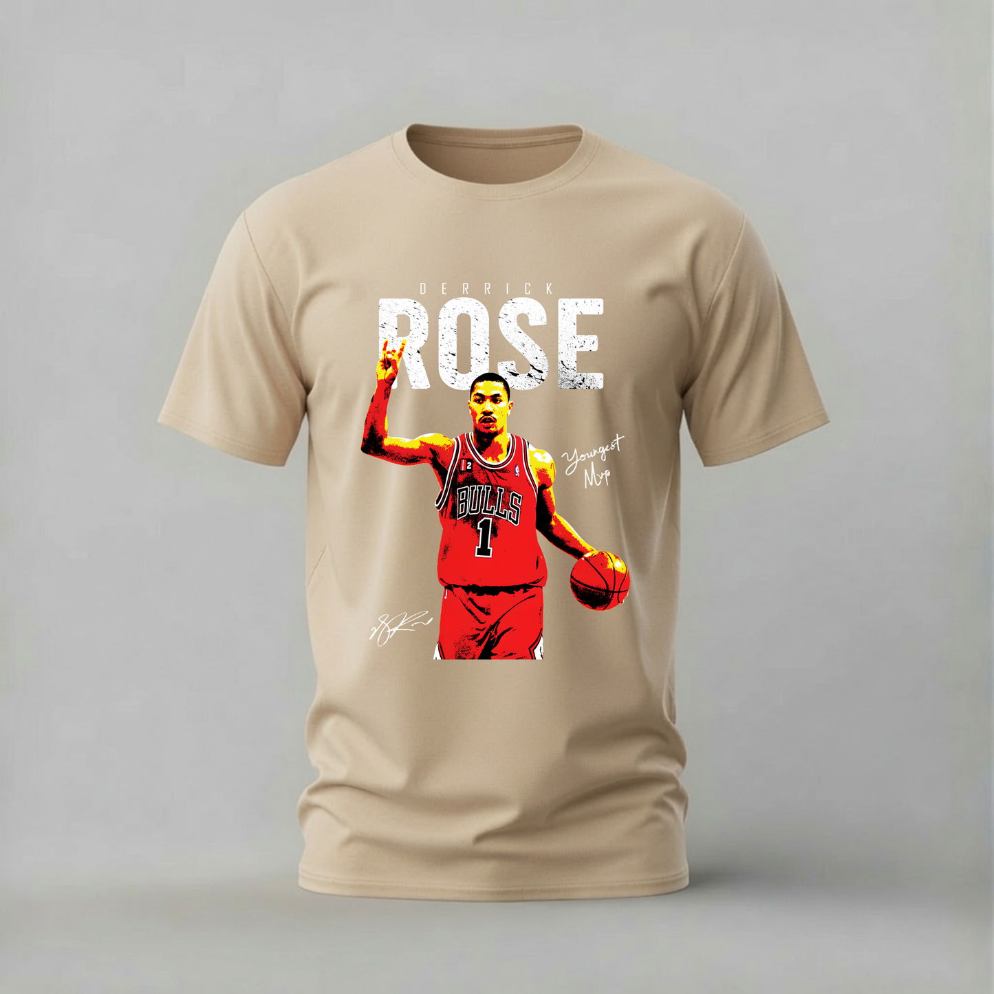 DERRICK ROSE Youngest MVP Graphic T-Shirt