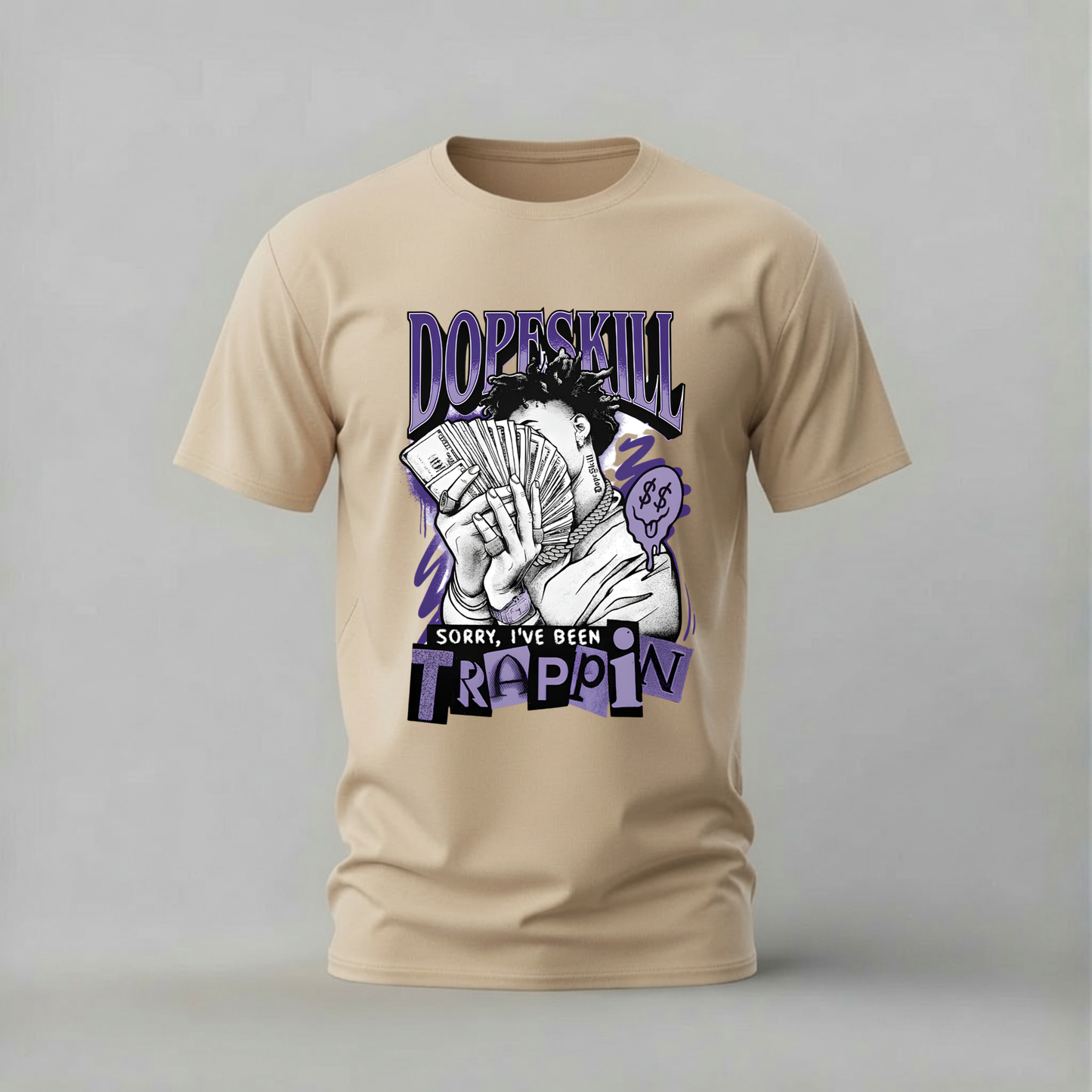 DOPESKILL Trappin Graphic T-Shirt