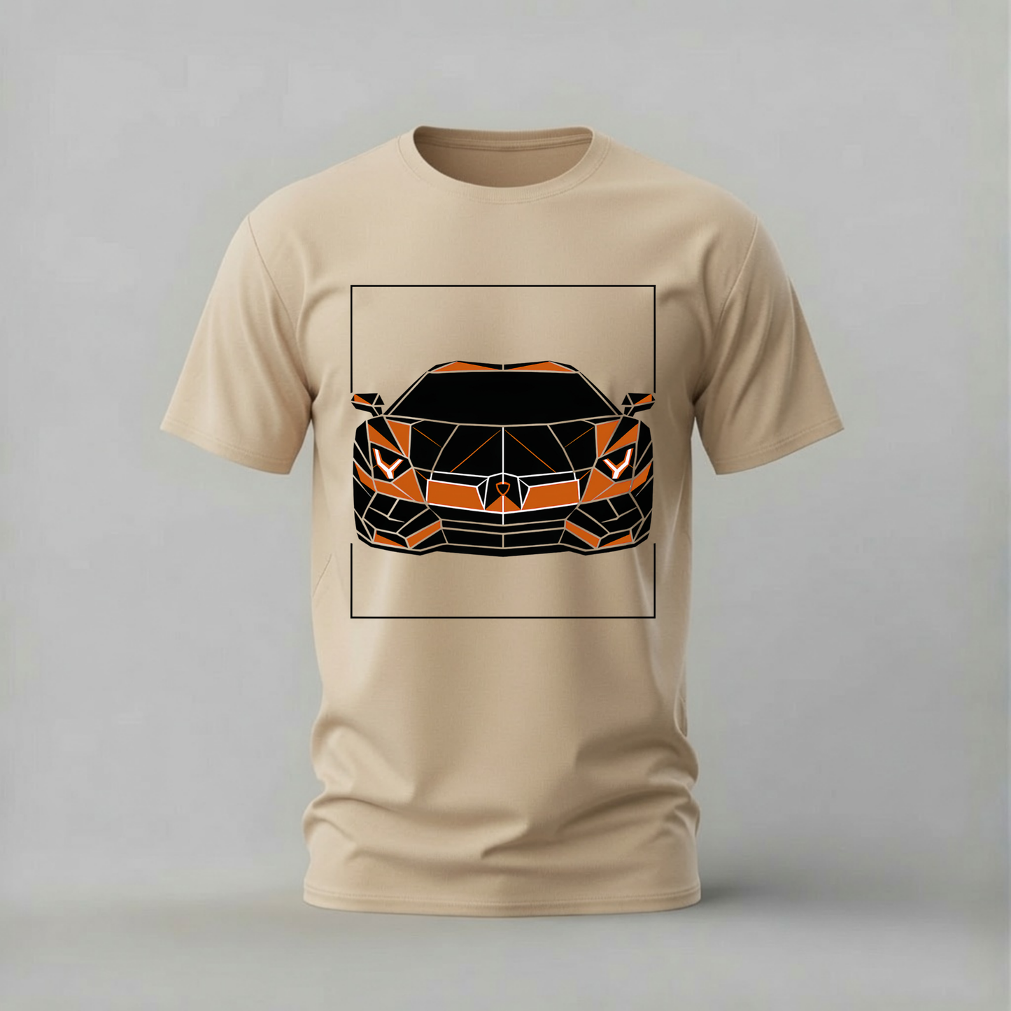 LAMBORGHINI Low Poly Graphic T-Shirt