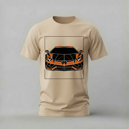 LAMBORGHINI Low Poly Graphic T-Shirt