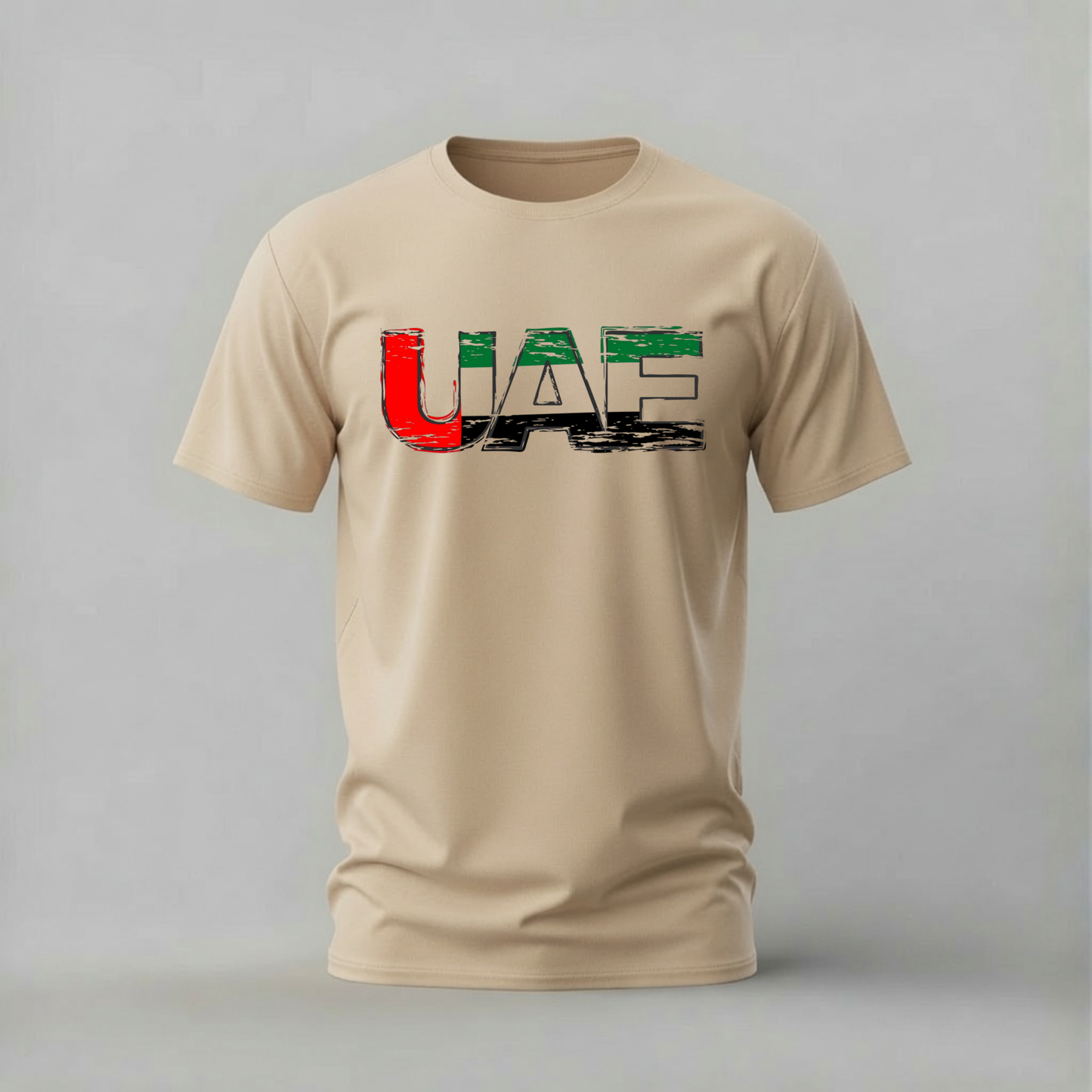 UAE Flag Text Graphic T-Shirt