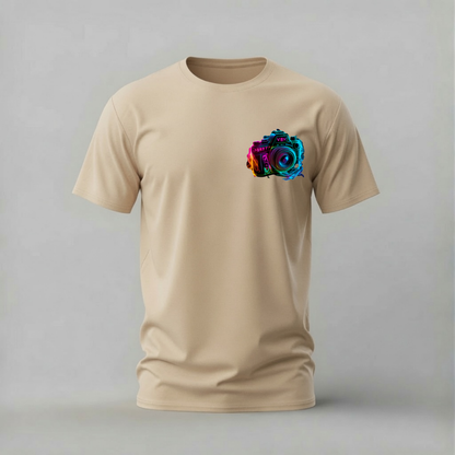 NEON CAMERA Graphic T-Shirt