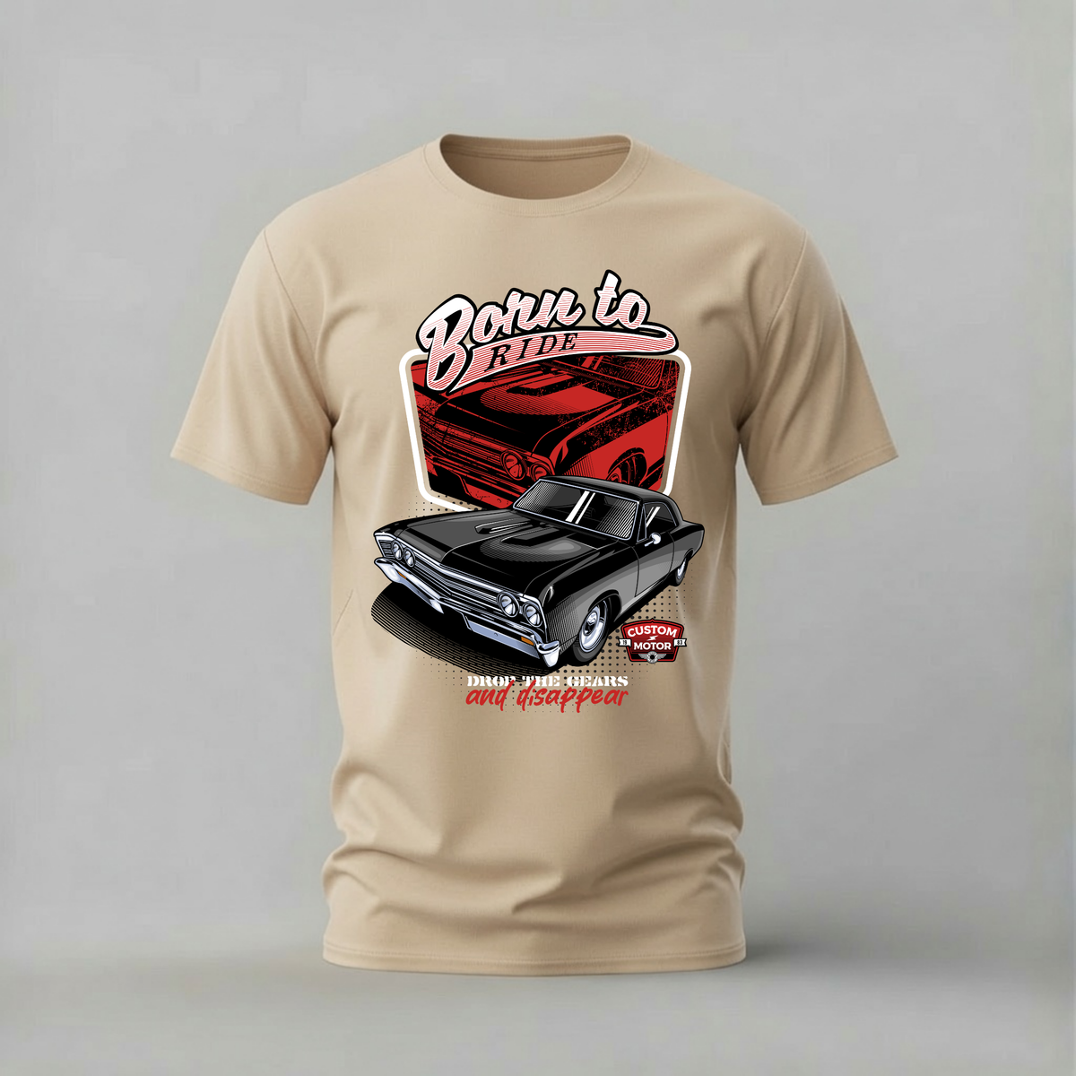 BORN TO RIDE CLASSIC Graphic T-Shirt