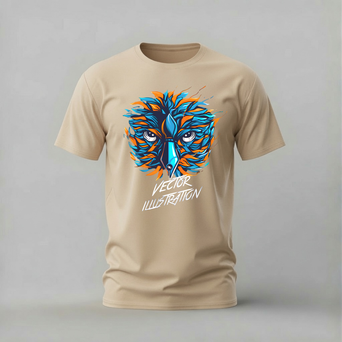 VECTOR ILLUSTRATION Bird Graphic T-Shirt