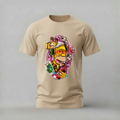 HOMER SIMPSON Duff Graphic T-Shirt