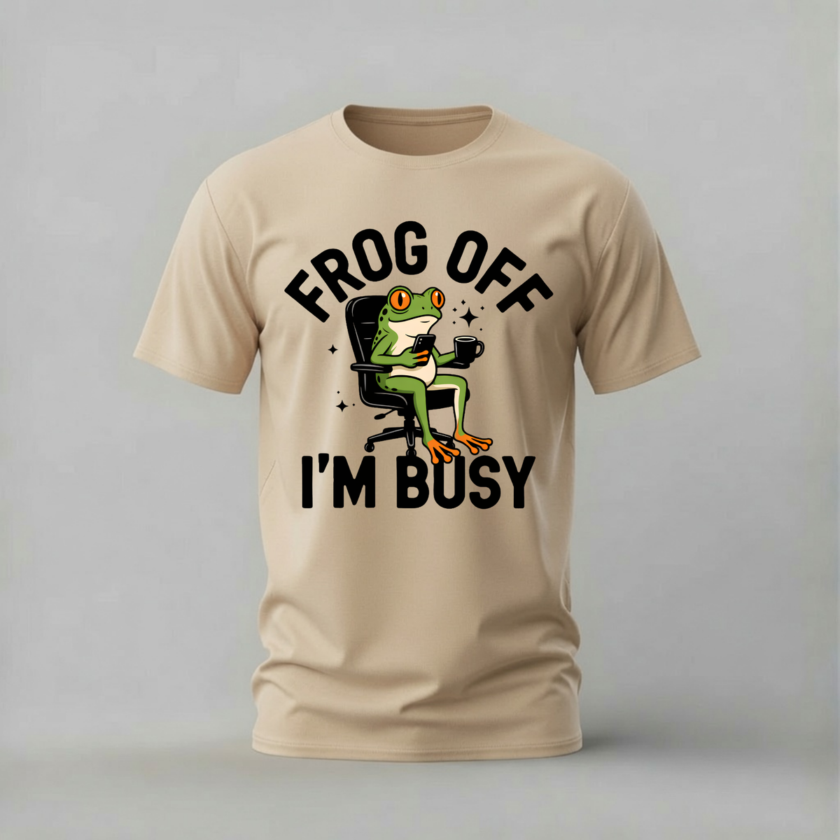 OFFICE FROG OFF Graphic T-Shirt