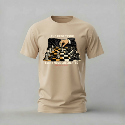 MONEY HEIST Professor Chess Graphic T-Shirt