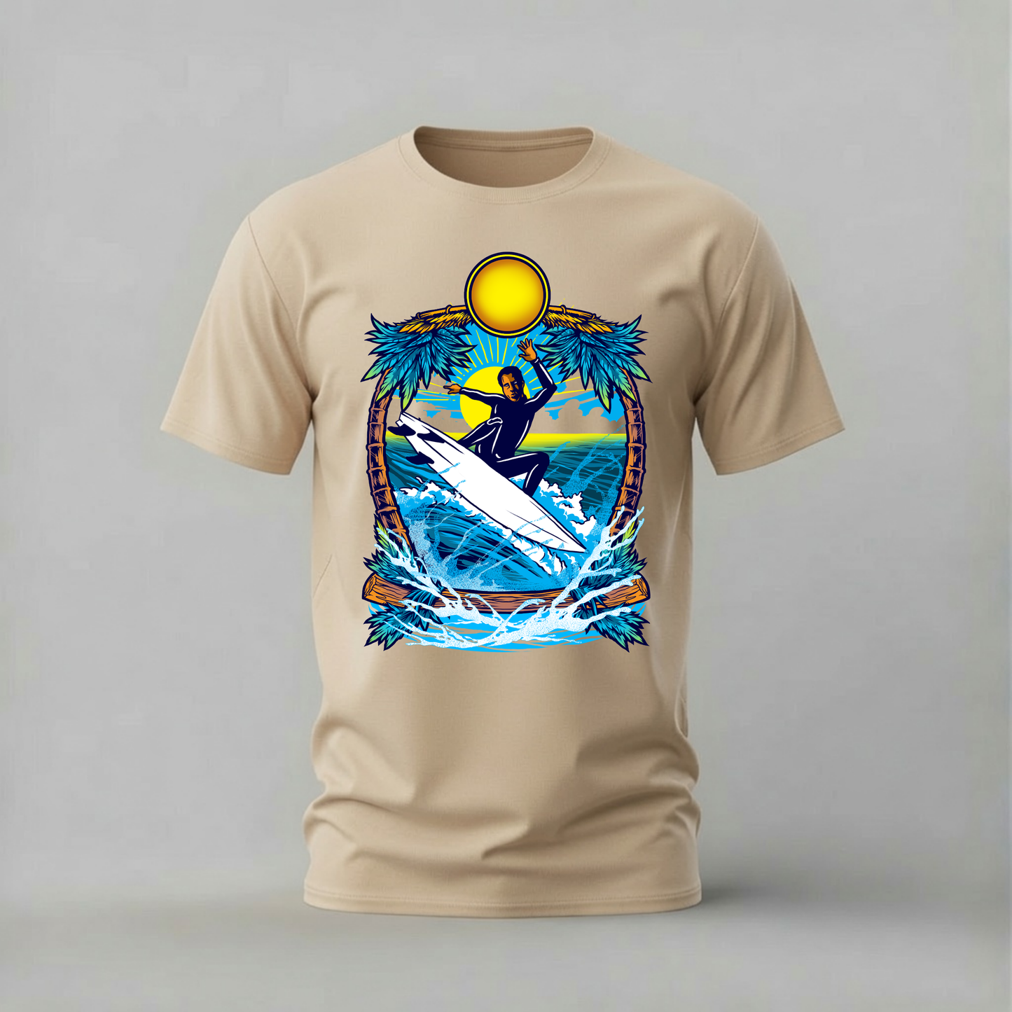 TROPICAL SURFER Graphic T-Shirt