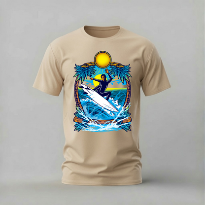 TROPICAL SURFER Graphic T-Shirt