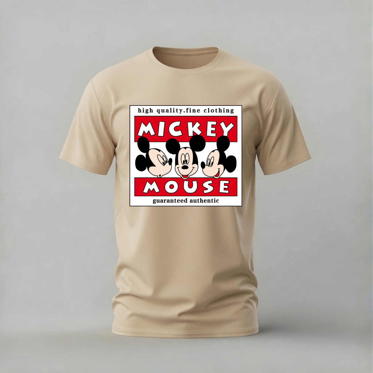 MICKEY MOUSE Vintage Logo Graphic T-Shirt