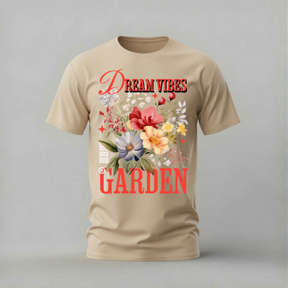 DREAM VIBES GARDEN Graphic T-Shirt
