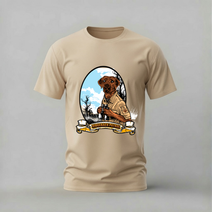 RIDGEBACK PATROL Dog Graphic T-Shirt