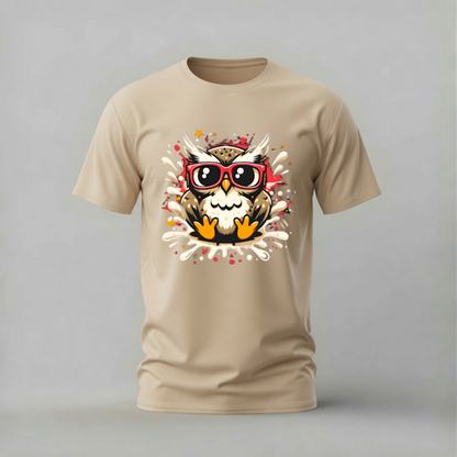 COOL OWL Sunglasses Graphic T-Shirt