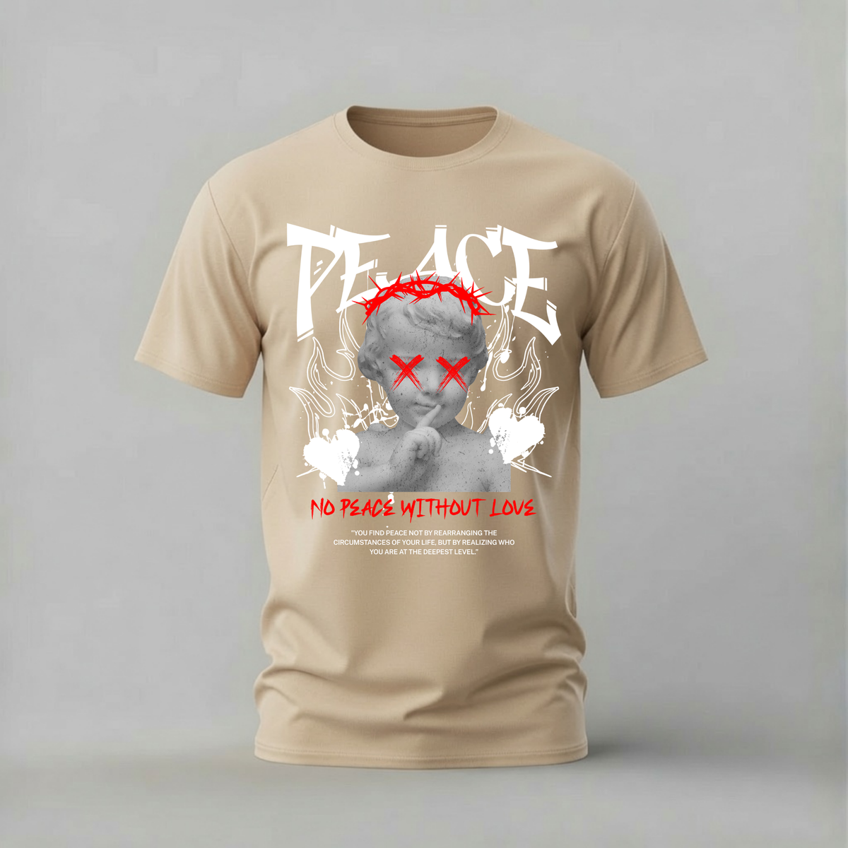 NO PEACE WITHOUT LOVE Graphic T-Shirt