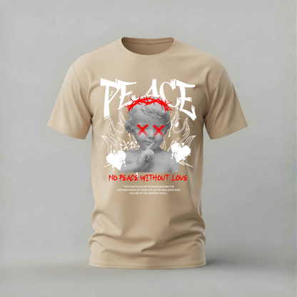 NO PEACE WITHOUT LOVE Graphic T-Shirt