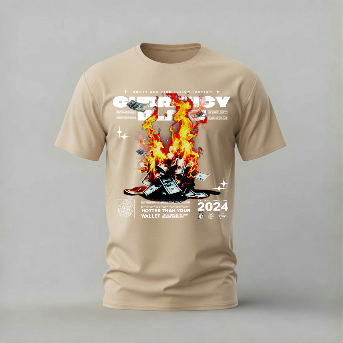 CURRENCY BLAZE Graphic T-Shirt
