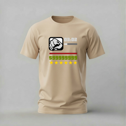 MAX MONEY GTA Style Graphic T-Shirt