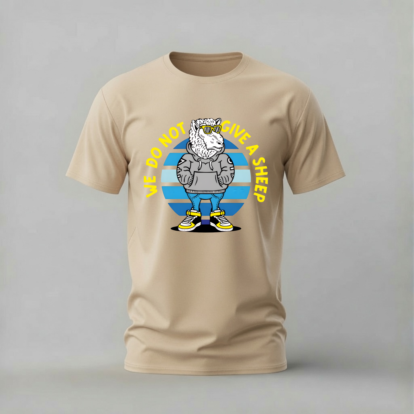 WE DO NOT GIVE A SHEEP Graphic T-Shirt
