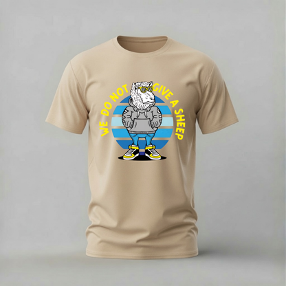 WE DO NOT GIVE A SHEEP Graphic T-Shirt