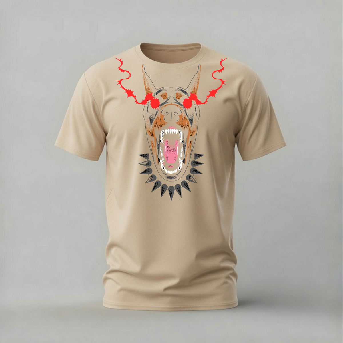 SPIKED DOBERMAN Graphic T-Shirt