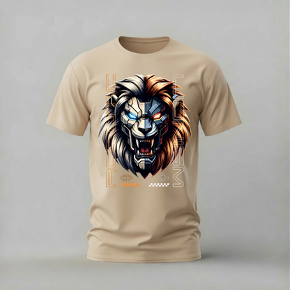 CYBER LION Graphic T-Shirt