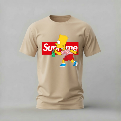 BART SIMPSON Supreme Spray Graphic T-Shirt