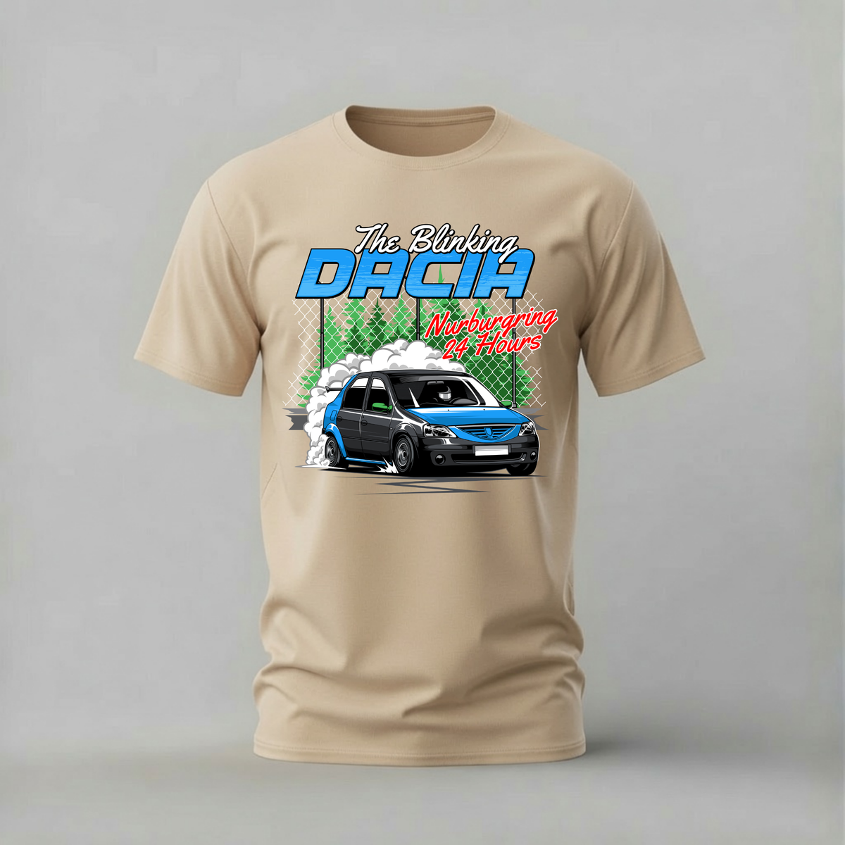 THE BLINKING DACIA Graphic T-Shirt