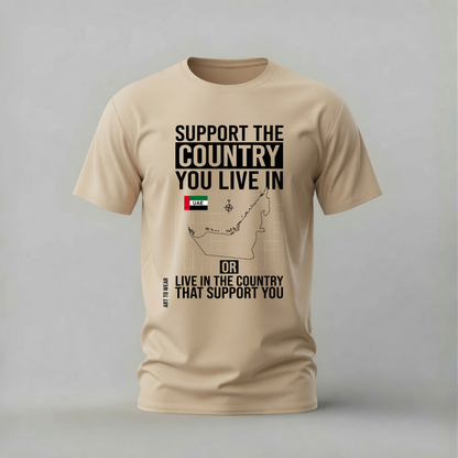 UAE SUPPORT THE COUNTRY Graphic T-Shirt