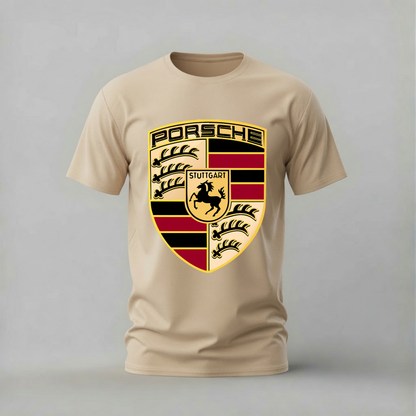 PORSCHE Crest Logo Graphic T-Shirt
