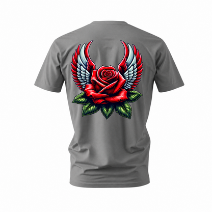 WINGED ROSE Graphic T-Shirt