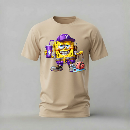 LV SPONGEBOB Graphic T-Shirt