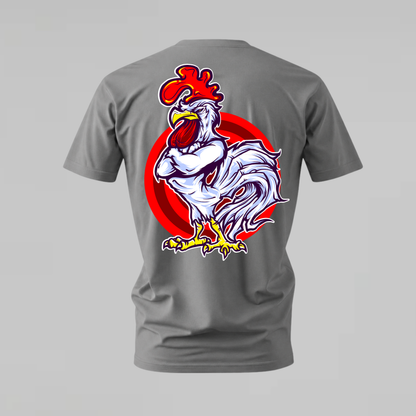 MUSCULAR ROOSTER Graphic T-Shirt